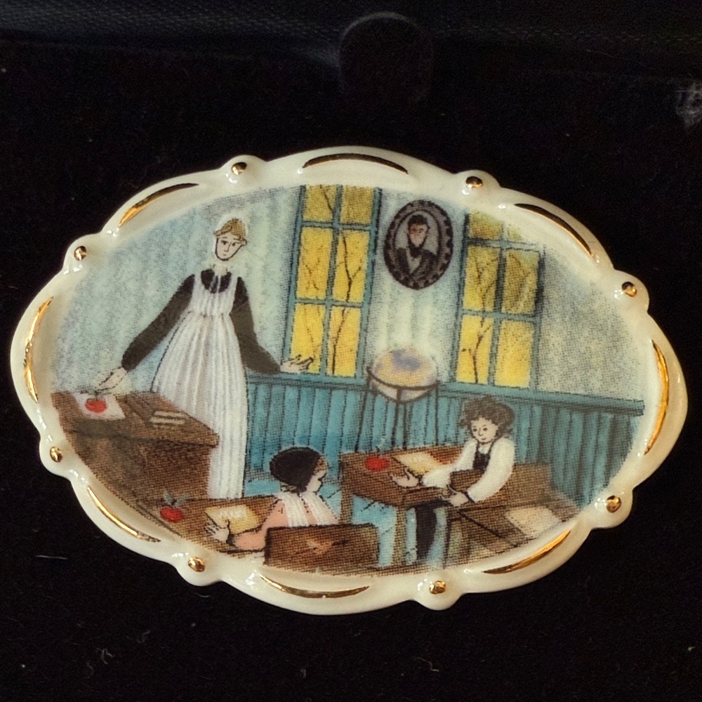 “Todays Lesson” Teach with students Classroom Brooch